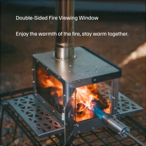 Outdoor Wood Burning Tent Heater
