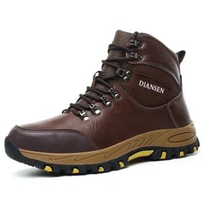 Leather Men's Steel Toe Work Boots